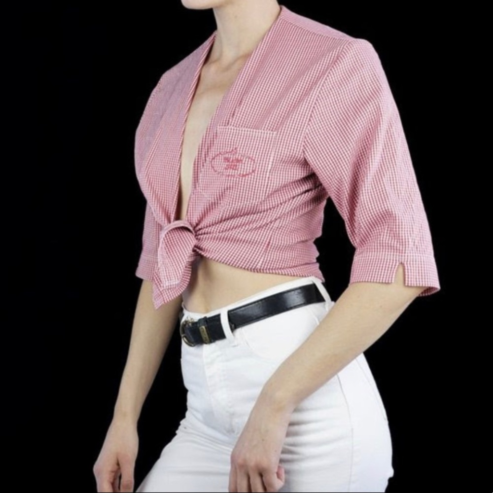 Prada checkered shirt